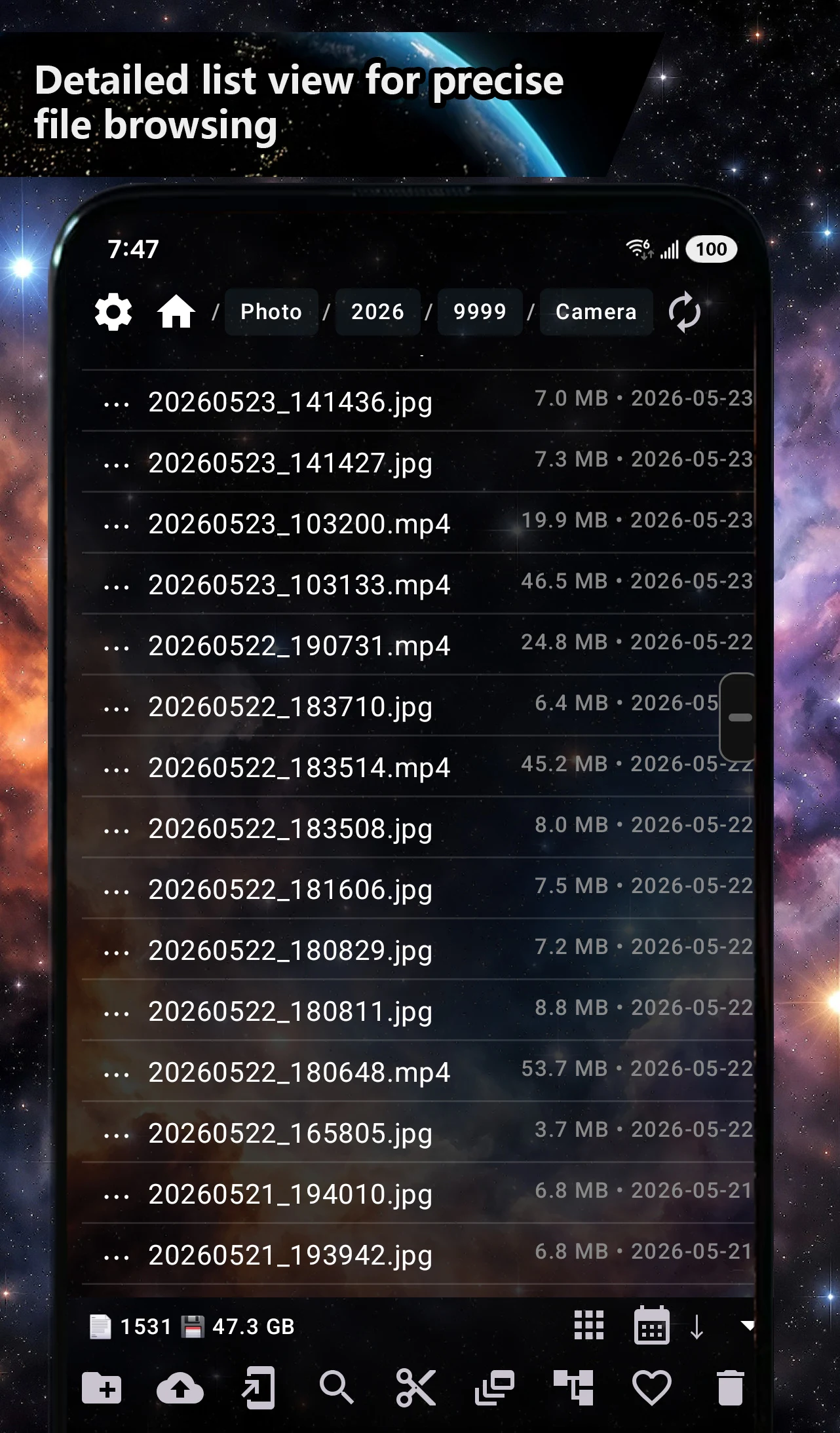 GSpace Storage Client screenshot